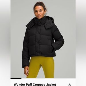 Lululemon wunder puff cropped jacket